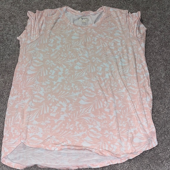 Womens pink and white top - Picture 1 of 2